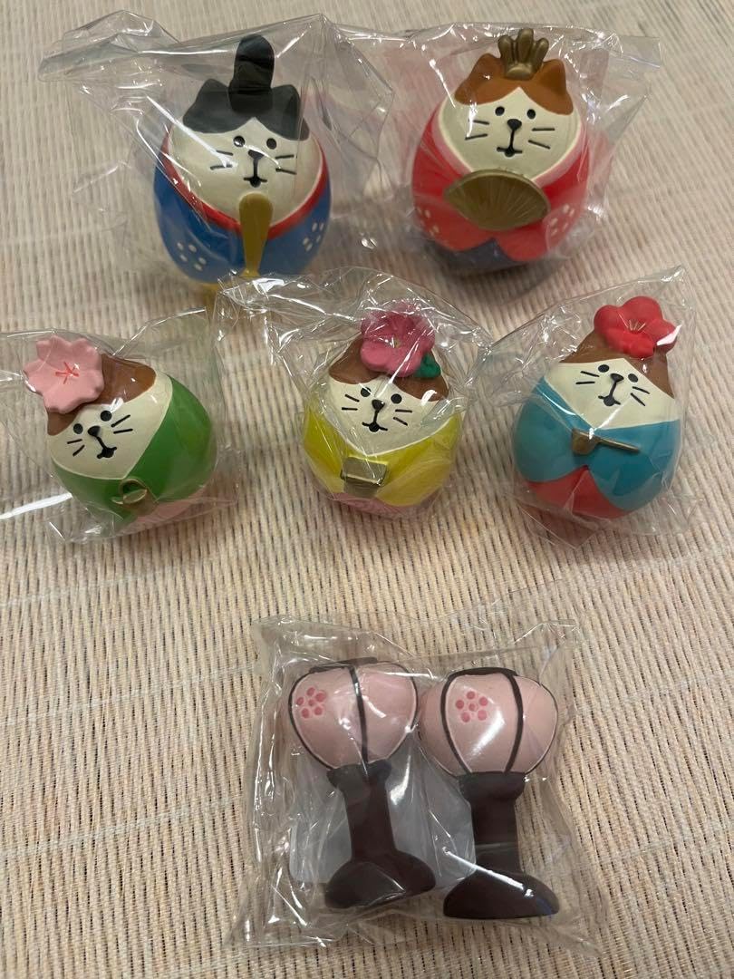デコレ コンコンブル 文鳥 ひな祭り・ぼんぼり（3つセット） DECOLE