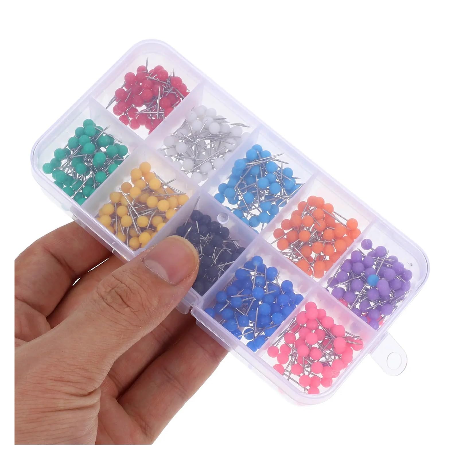 Push Pins 500Pcs Colorful Push Pins Plastic Thumb Tacks