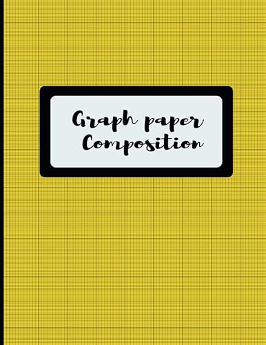 Graph Paper Composition Notebook Quad Ruled 4x4, Grid Paper Isometric Grid Journal, for Teacher and Student Gift, Classic Math & Science Students