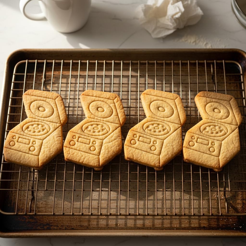 BAKERLOGY Centrifuge Machine & Tube Cookie Cutters – Science Lab Fondant & Biscuit Cutter for Biology Graduation, STEM Party, Medical Lab Tech & Scientist Baking