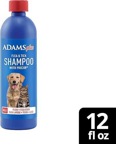 Miniatura 10 de Champú de pulgas y garrapatas con precor para perros y gatos, de Adams, azules & púrpuras
