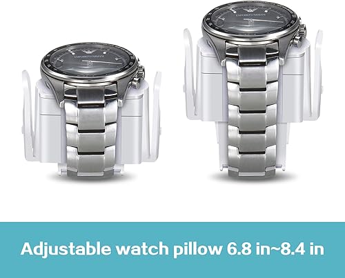 Miniatura 4 de Enrollador de reloj automático individual con motor silencioso, 4 ajustes de modo de rotación, adecuado para reloj de pulsera para hombres y mujeres