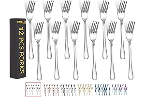 Tiny Forks Silverware Set with 12 Piece Set