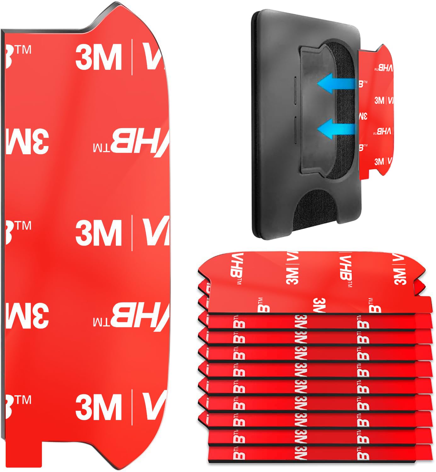 volport Sticky Adhesive Pops Socket Wallet and Sticky Adhesive Replacement (3m,10 Pieces)