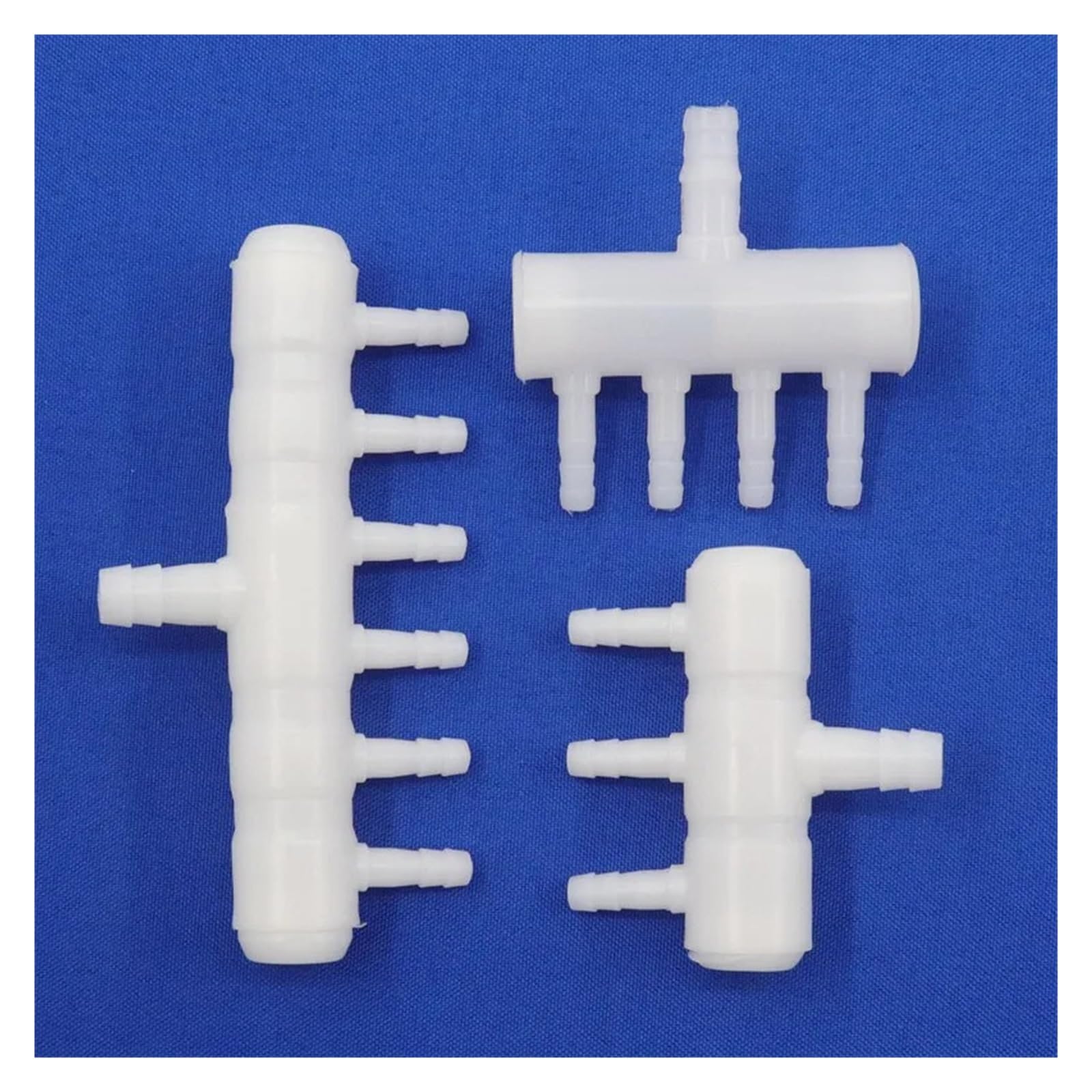 100~2 stücke Kunststoff 3 4-Wege Schlauch Splitter Anschlüsse Bewässerung Wasser Rohr Verteiler Armaturen Aquarium luftpumpe Gas Umsteller(2 Heads,100pcs)