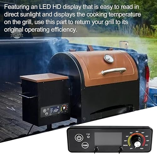 Miniatura 6 de AC03P9 - Placa de control de repuesto para panel de control Pit Boss, kit de termostato digital de pantalla LCD, compatible con parrillas de pellets