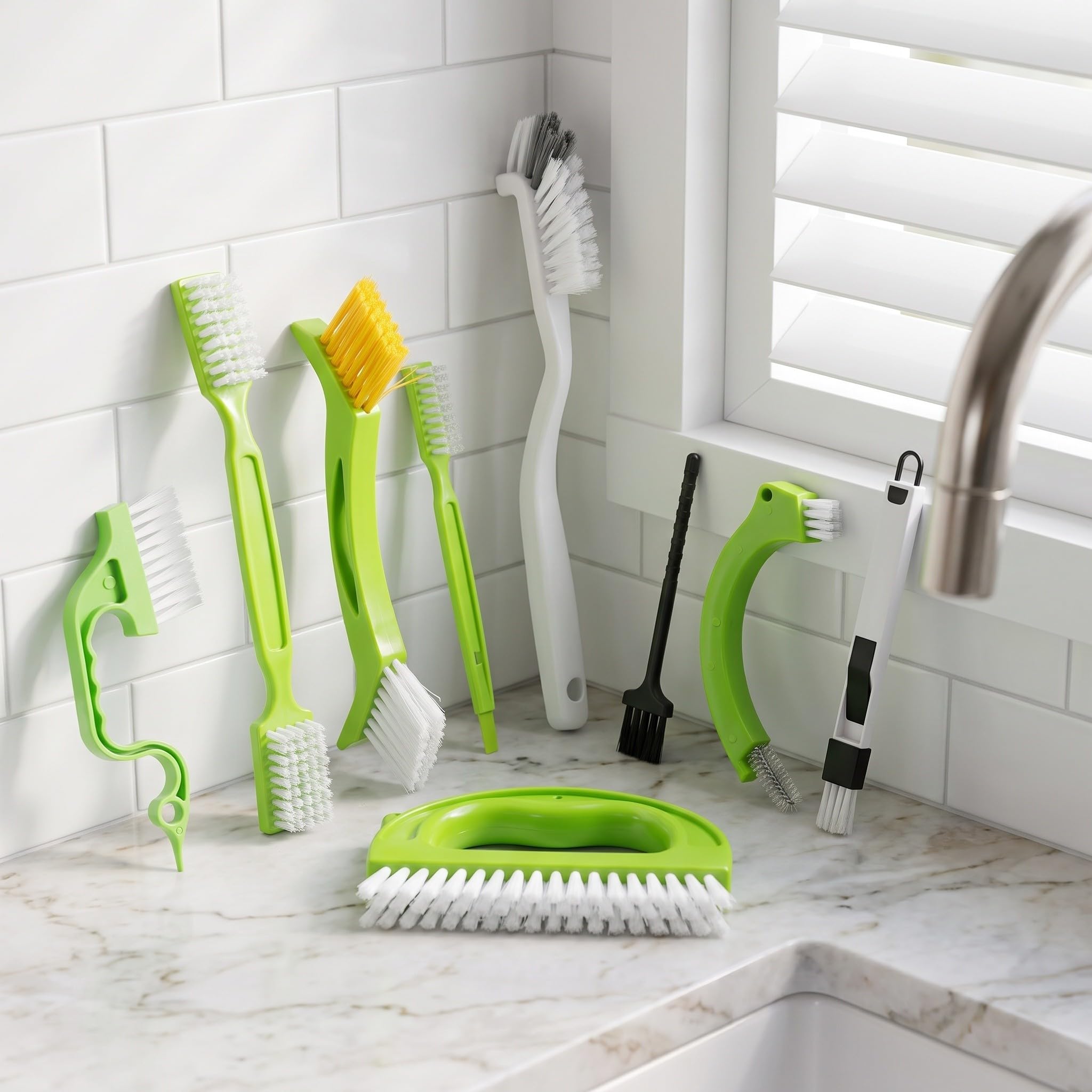 Didiseaon 16 cepillos de Limpieza para exprimidores, Limpiador de Juntas de | Licuadora multiusos para limpieza del hogar, ideal para botellas, frascos, baños, duchas, azulejos y ventilación de
