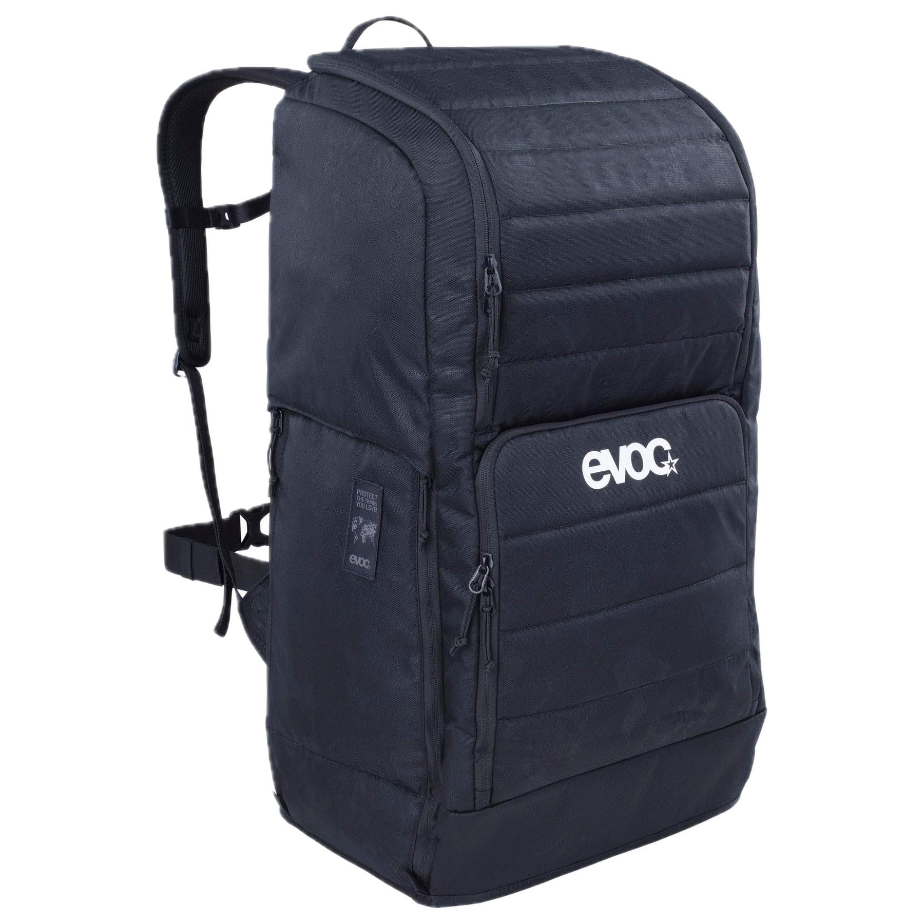 EVOC GEAR BACKPACK 90 Reiserucksack, Wanderrucksack (stabiler Backpack mit Stiefelfach, Trekkingrucksack mit Organiser-Fächern, extrabreiter Hüftgurt & sicherer Stand, Volumen: 90 l)