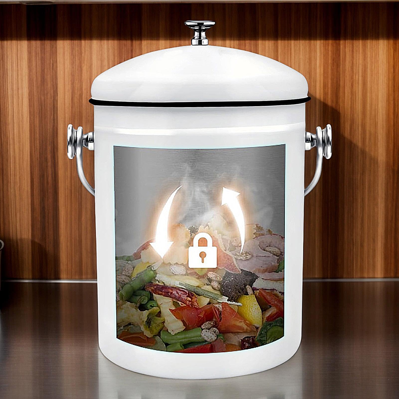 Conteneur À Compost De Cuisine Le Collecteur pour Déchets Alimentaires, Les
