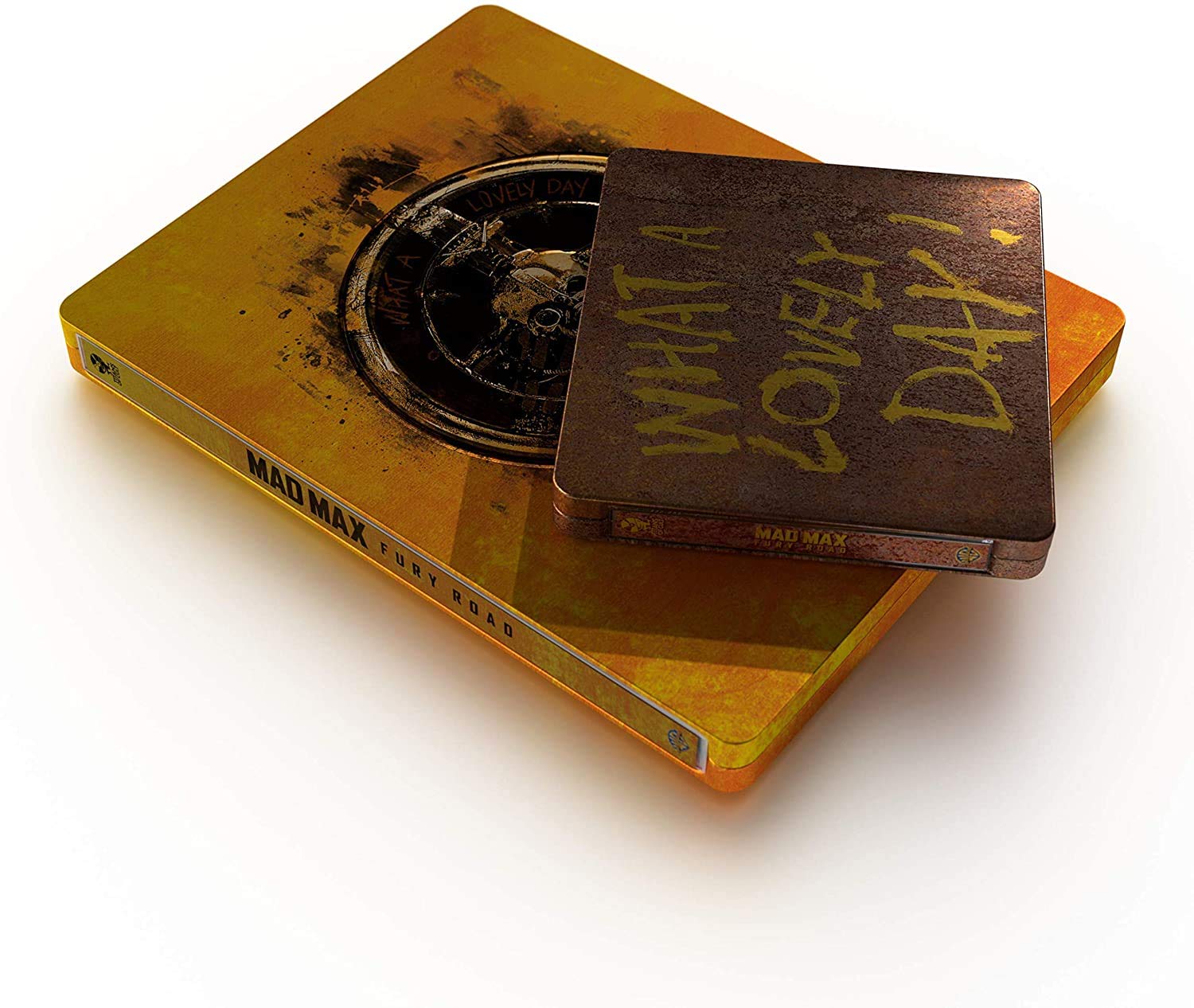 MAD MAX FURY ROAD Premium Steelbook Titans Of Cult 4K UHD Blu-ray (BLACK AND CHROME EDITION included; Region-Free European Import)