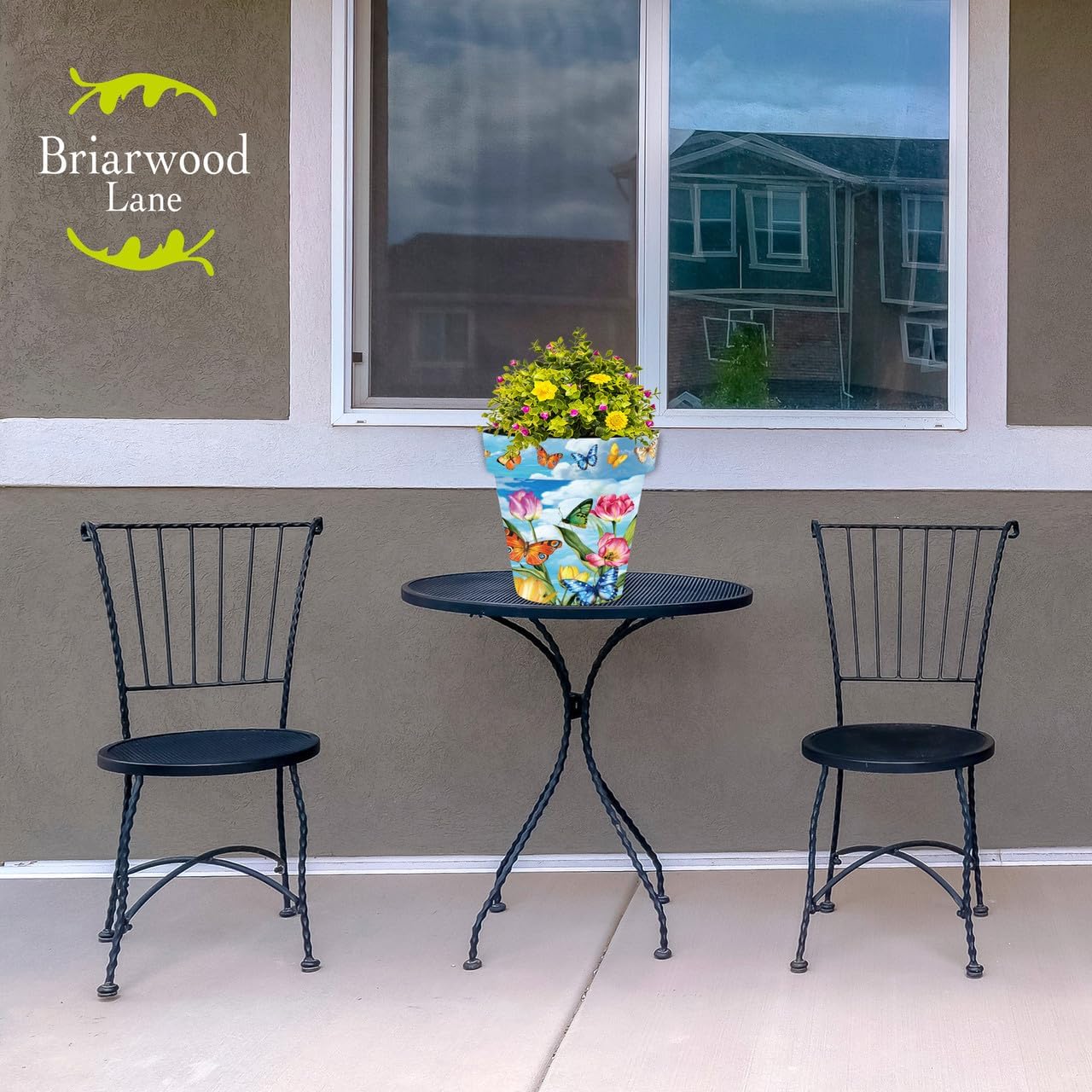 Briarwood Lane Sunshine Butterflies Medium Planter