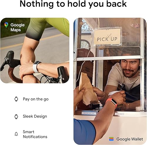 Miniatura 6 de Fitbit Charge 6 - Monitor de actividad con monitoreo de frecuencia cardíaca, batería de 7 días, Google Apps, mapas y billetera, información