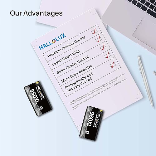 Miniatura 6 de 950XL - Cartuchos de tinta negra para HP 950 950XL de alto rendimiento con OfficeJet Pro 8610 8600 8615 8620 8625 276dw 251dw (2 negro)