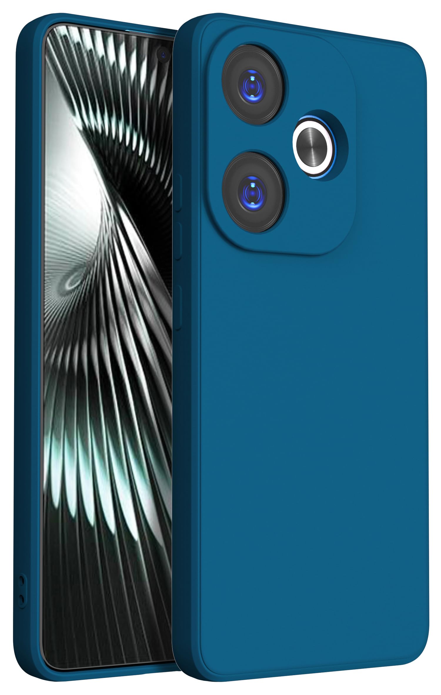 Kapa Matte Protective Lens Flexible Back Cover for Poco F6 (5G) | Slim Silicone with Soft Lining Shockproof Full Body Bumper Case (Blue) (B0D9QR5FQC) Amazon Price History, Amazon Price Tracker