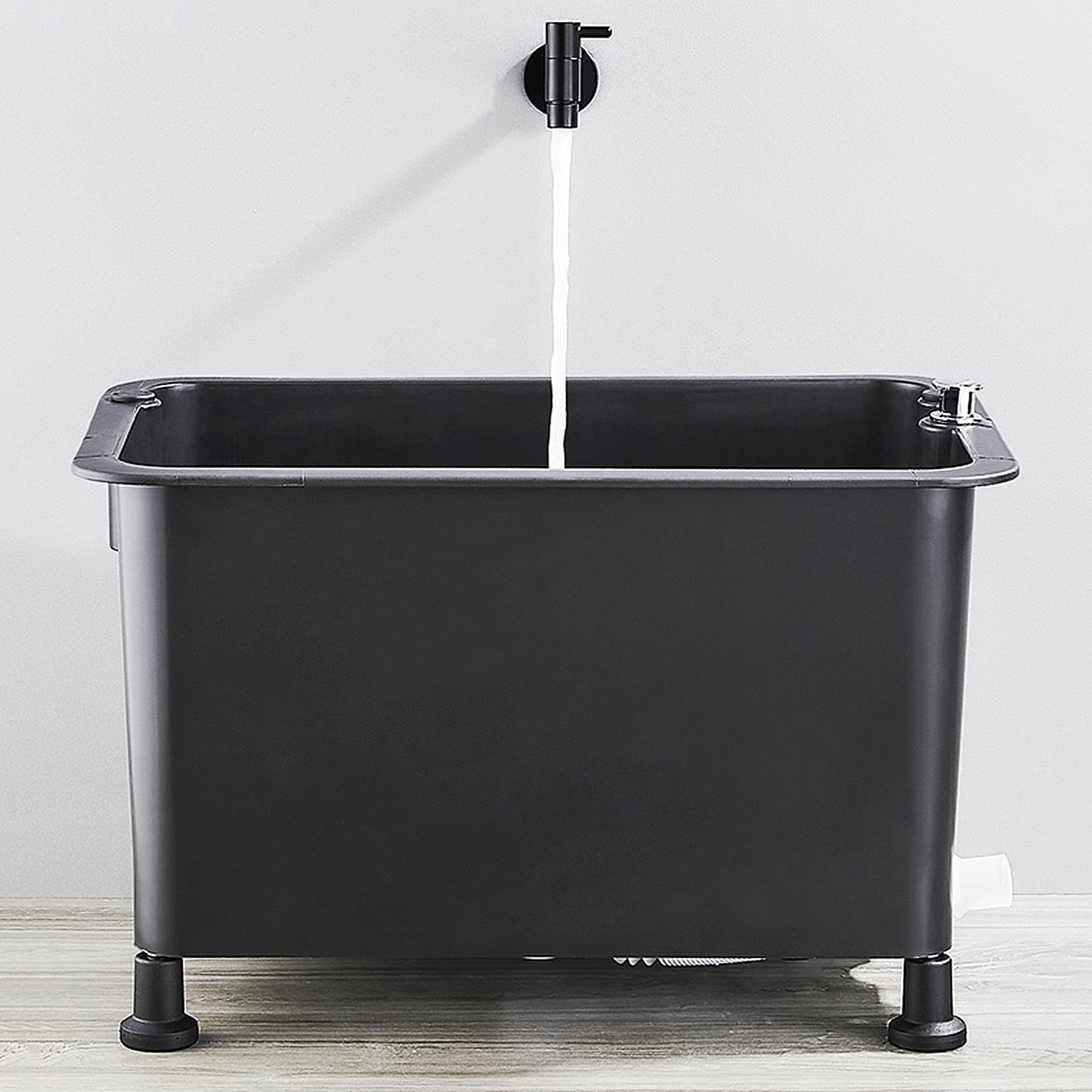 HCZKIUJY Mop Service Basin, Indoor/Outdoor Freestanding Sink Laundry Room Slop Sink Utility Tub Mop Bucket with Faucet for Restaurant Business,#1 (#1)