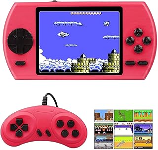 500 in 1 Handheld Game Console, Portable Retro Game Player, 3.5-Inch Color Screen Handheld Gameboy, Support TV Two Players , Gift for Kids and Adults