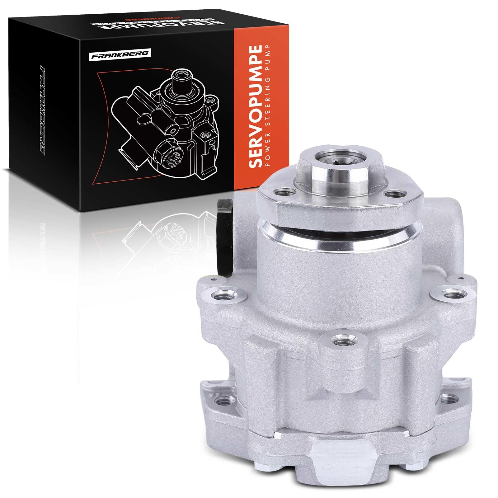 Frankberg Bomba servo bomba de dirección asistida Compatible con Transporter IV Bus 70B 70C 70J 70K 7DB 7DC 7DJ 7DK 1.9 D 2.0 2.8 VR6 1990-2003 Replace# 701422155E