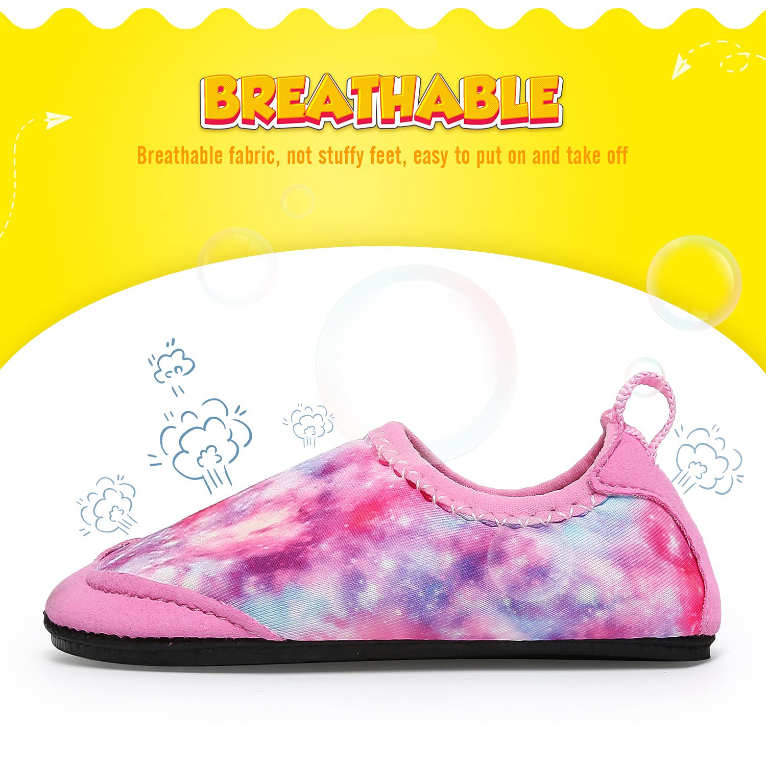 Baby Boys Girls Water Shoes Toddler Beach Shoes Barefoot Aqua Socks Non-Slip for Pool Beach — view 6