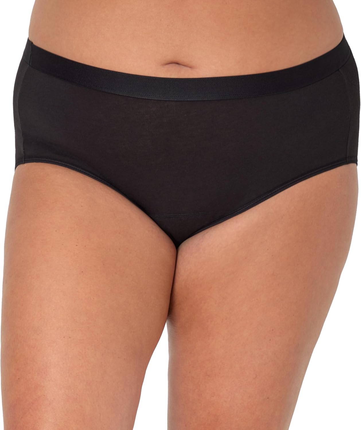 Hanes womens Just My Size Comfort, Period. Brief Period Underwear, Super Leaks, 2-pack (Plus Sizes) - Image 2