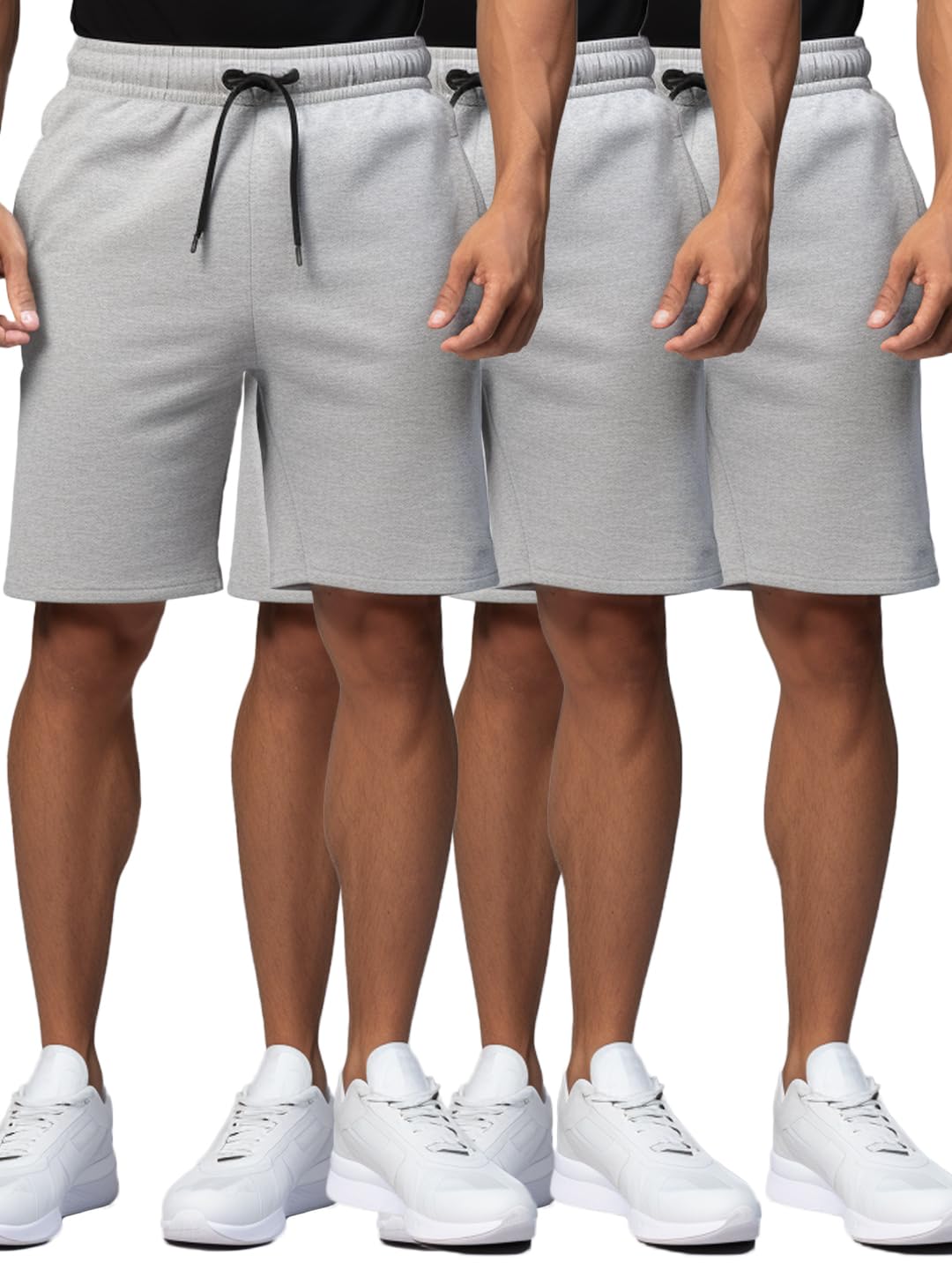 Fflirtygo Cotton Plain Shorts for Men, Regular Shorts for Men, Combo (Multicolor)