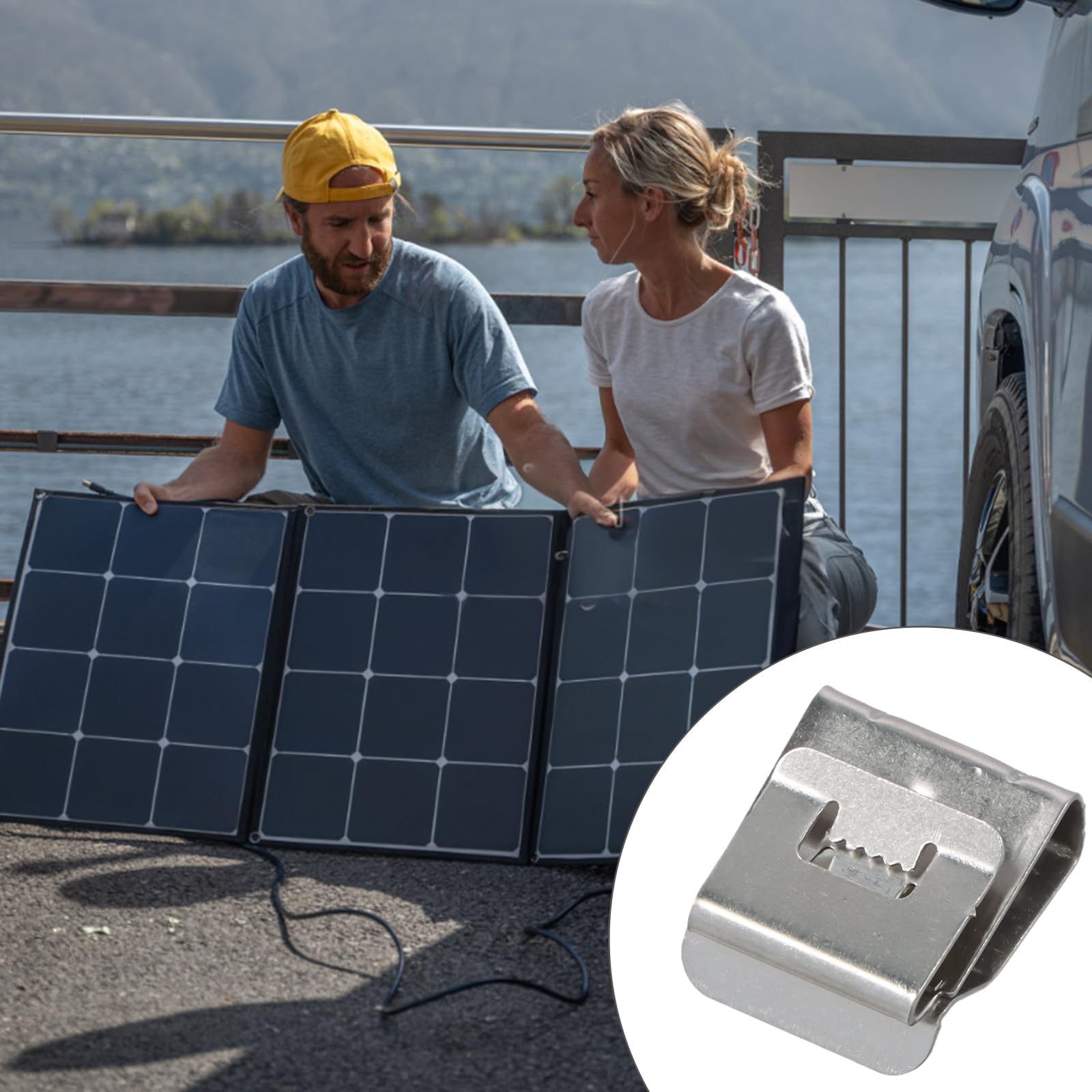 30 PCS Solar Panel Cable Clips - Image 4