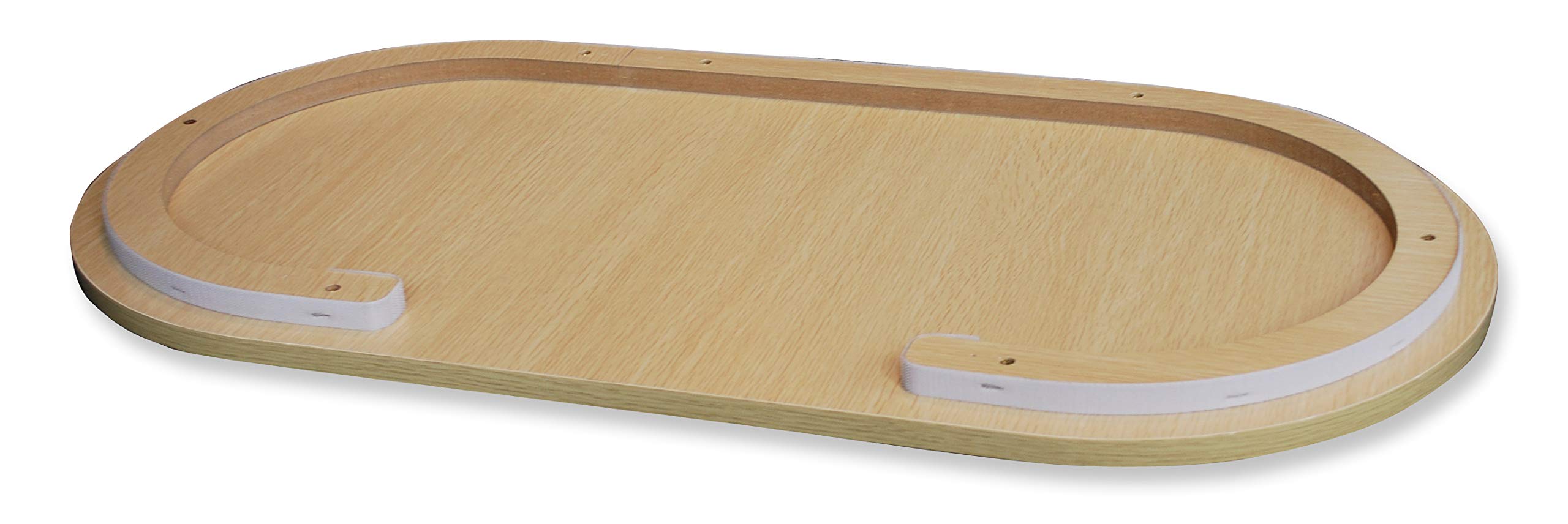Promotion-Theke Easy, Messetheke ohne Druck, Messetresen, Theke, POS, Messestand, Werbetheke, Promostand in Ahornoptik, 92 x 80 x 40 cm, für Heimbüro