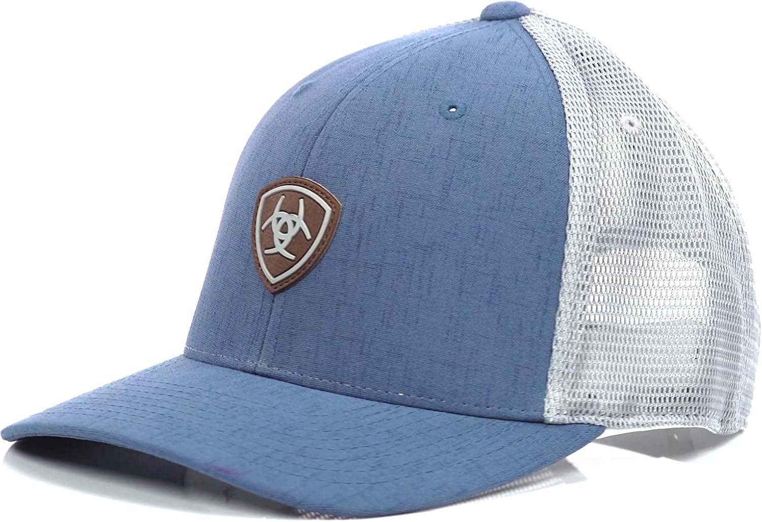 Ariat Men's Light Blue Snapback Flexfit 110 Small Shield Logo Cap