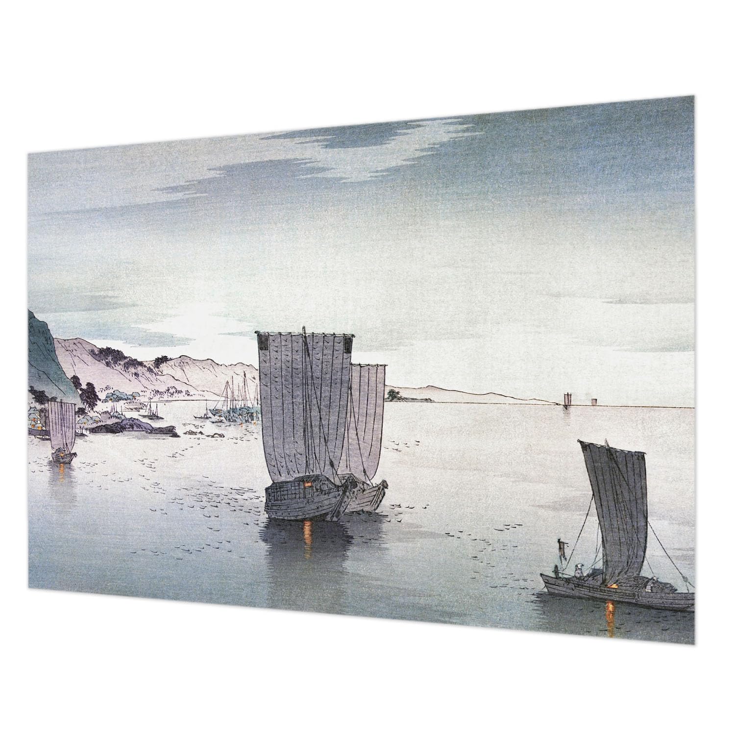 Papier peint paysages nautiques grand format 312x219 cm lavable