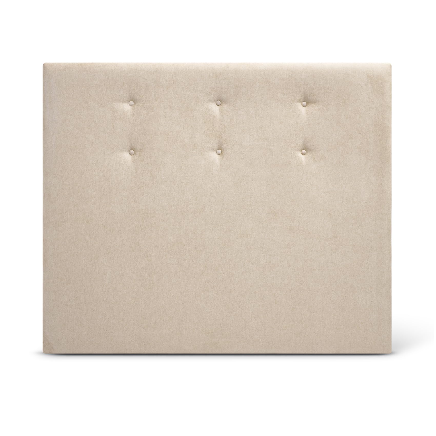 SUENOSZZZ-ESPECIALISTAS DEL DESCANSO Cabecero de Cama Bruselas tapizado en Tela para Camas de 80 (90 x 120 cm) Tela Beige