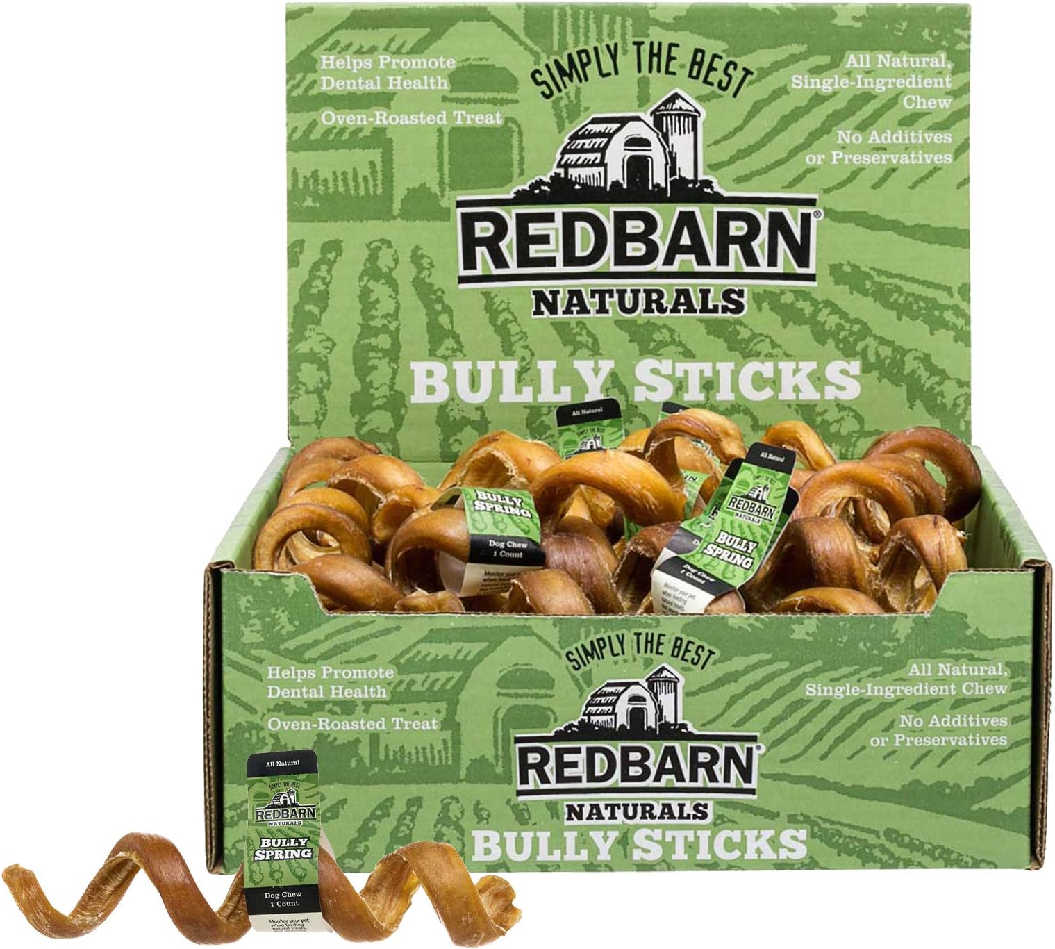 Redbarn Bully Springs for Dogs, Pack of 12