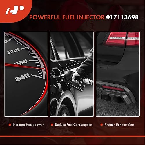 Miniatura 7 de A-Premium 8 inyectores de combustible de 4 agujeros compatibles con Chevy Silverado 1500 2500 3500, Tahoe, Suburban y GMC Sierra, Yukon, Savana,