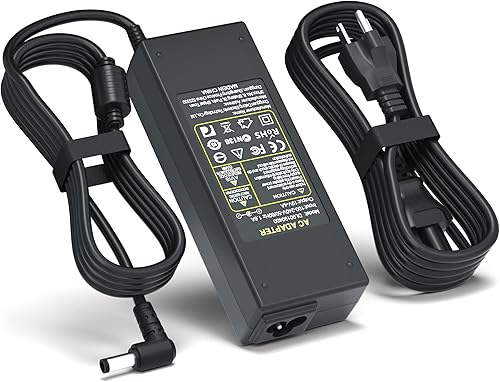 Cable de alimentación adaptador de CA y CC para LG Electronics de 19" 20" 22" 23" 24" 27" 29" 32" 34" UltraWide IPS Curvo LED 4K UHD Monitor