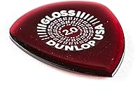 Vista 3 de Jim Dunlop Flow Gloss Pick 2.0MM - Paquete de 12