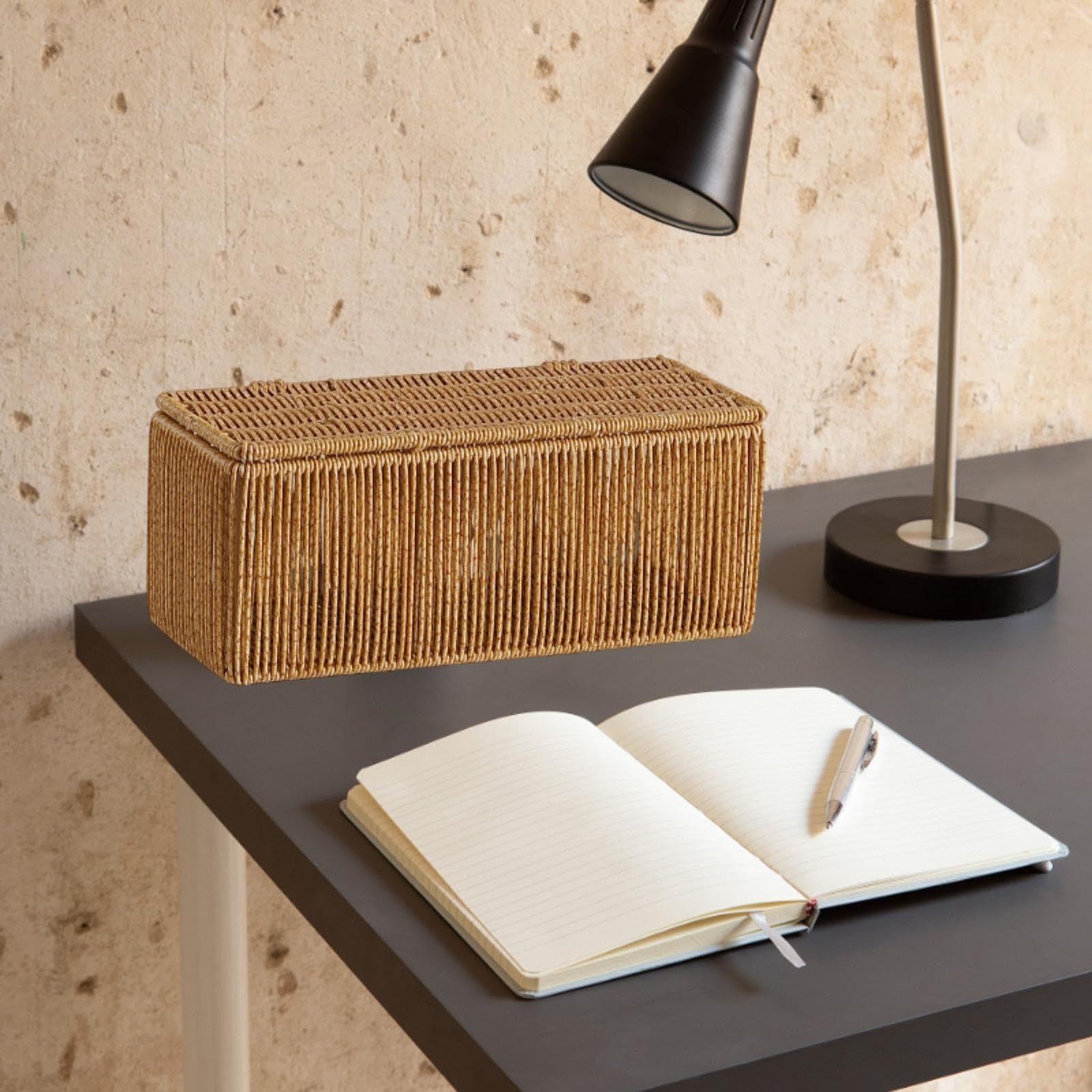 Generic Cable Management Box,Cable Storage Box,Hide Conceal Large Dustproof Management Solution,Cord Holder for Desk Phone