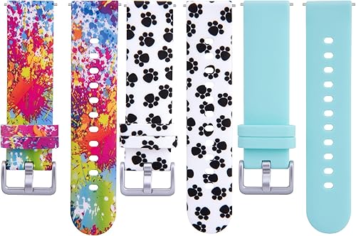 Compatible con Garmin Bounce Watch Band para niños, pulseras de silicona de fácil ajuste, bandas de repuesto diseñadas para Garmin Bounce Watch