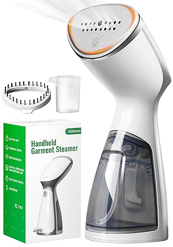 OGHom Portable Travel Handheld Steamer for Clothes, Garment Wrinkle Remover,