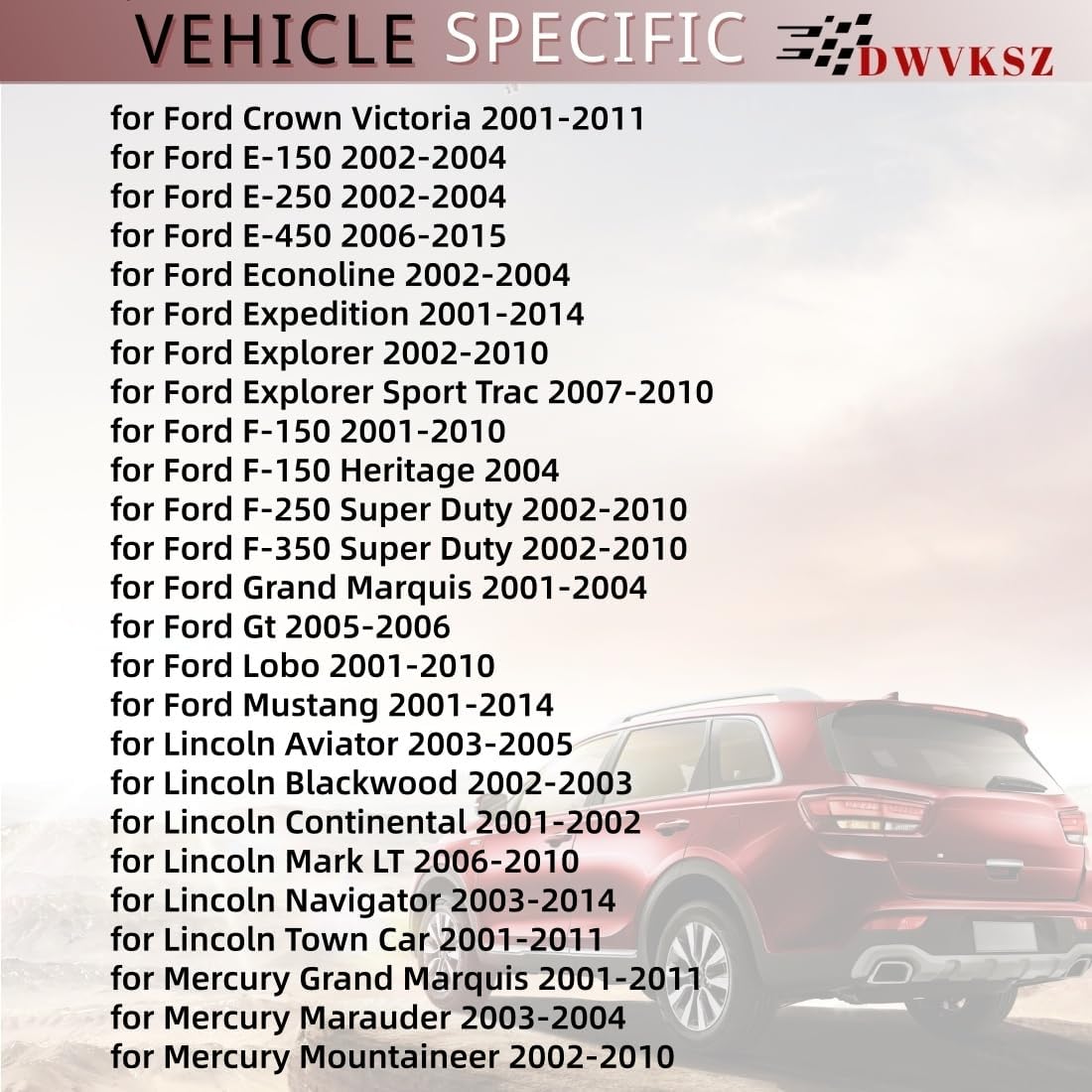 Ignition Pulsator Ring Replaces# XW1Z12A227AC Dwvksz for Ford E-150 5.4L 2002 2003 2004, for F-150 4.6L 2001 2002 2003 2004 2005 2006 2007 2008 2009 2010, for Lincoln Aviator 2003-2005, 1PC