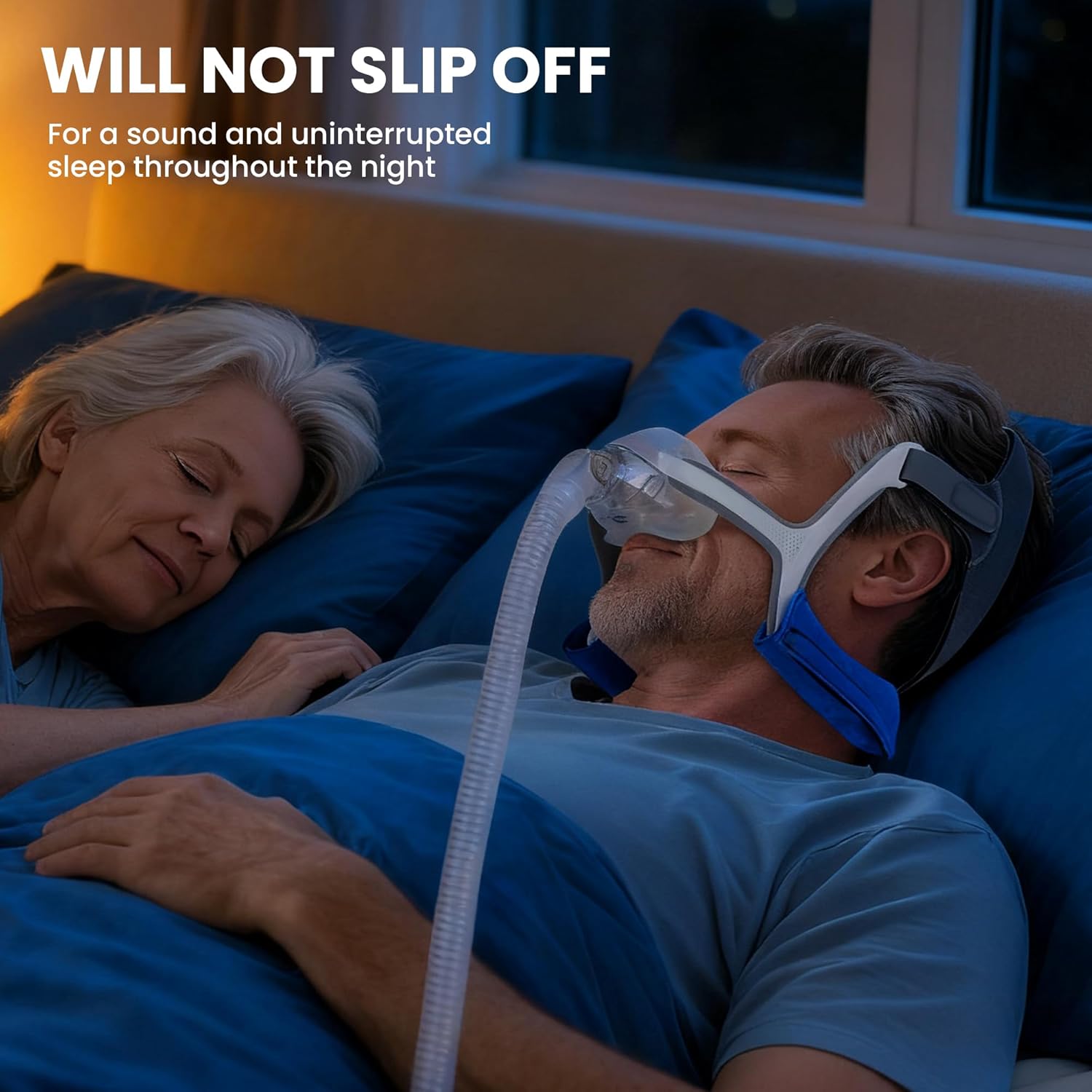 N20 Headgear Compatible with AirFit N20 / AirTouch N20 Nasal Mask Headgear,Elasticity Premium Soft Replacement AirFit N20 Headgear with Clips and Strap Covers - Image 6