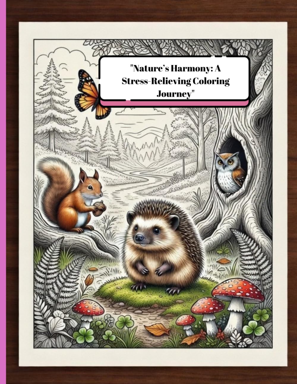 Nature’s Harmony: A Stress-Relieving Coloring Journey