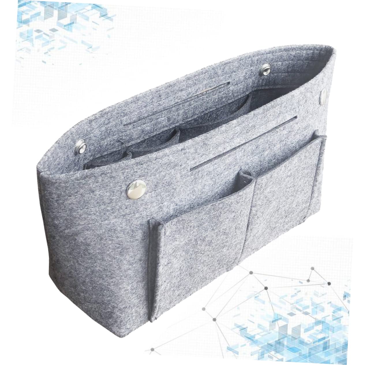 Trousse de Toilette Compacte et Légère Portable en Tissu Grosse Capacité pour Camping et Activités en Plein Air