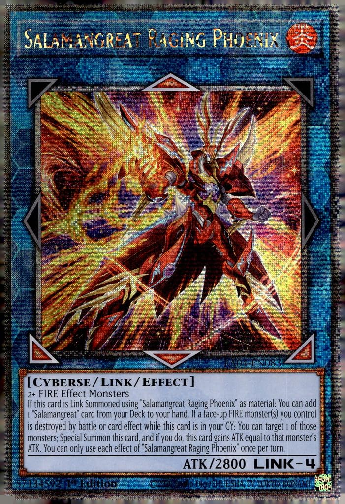 Amazon.com: Salamangreat Raging Phoenix (Quarter Century Secret
