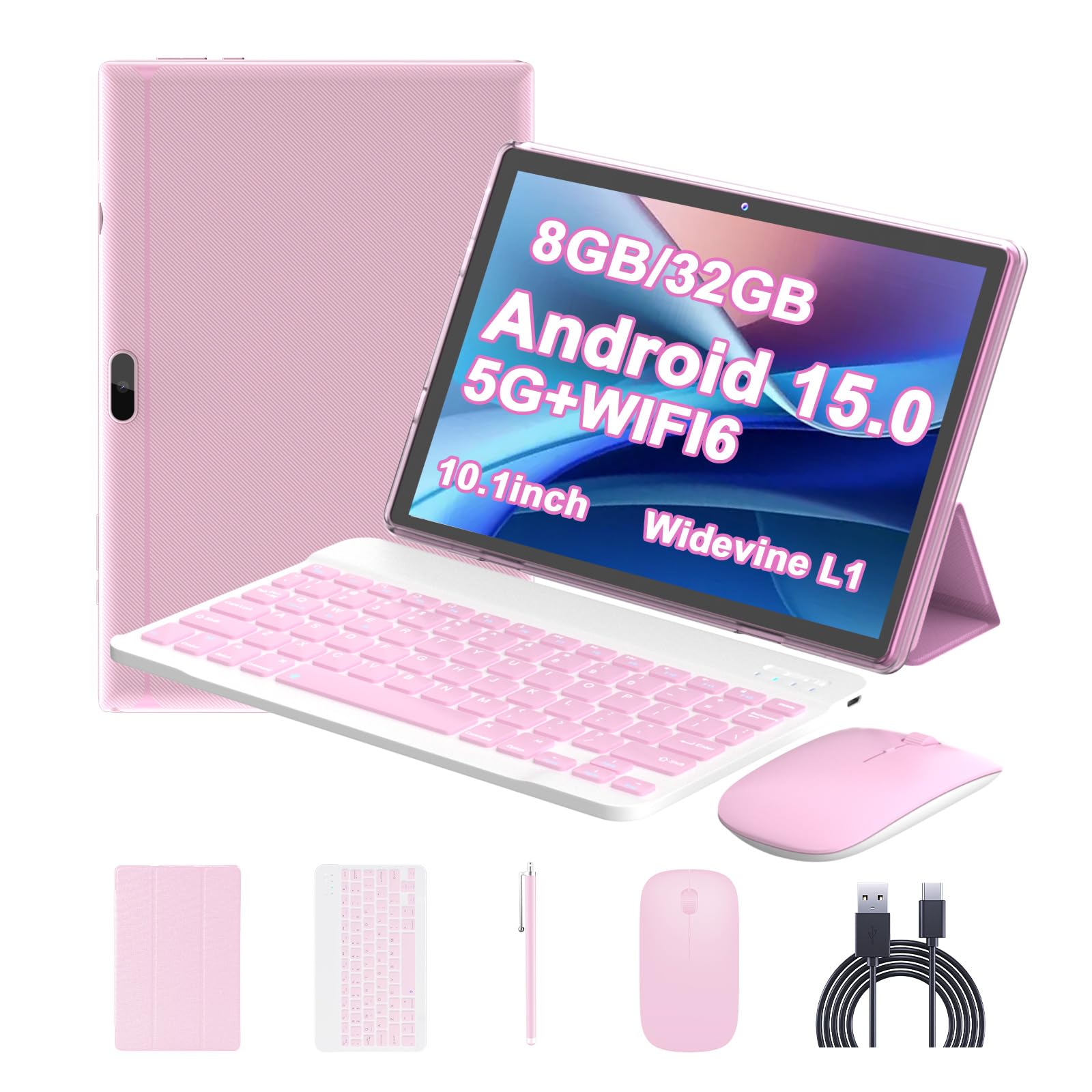 Amazon.com : Android 15 Tablet, 10 Inch 8GB RAM+32GB ROM+1TB