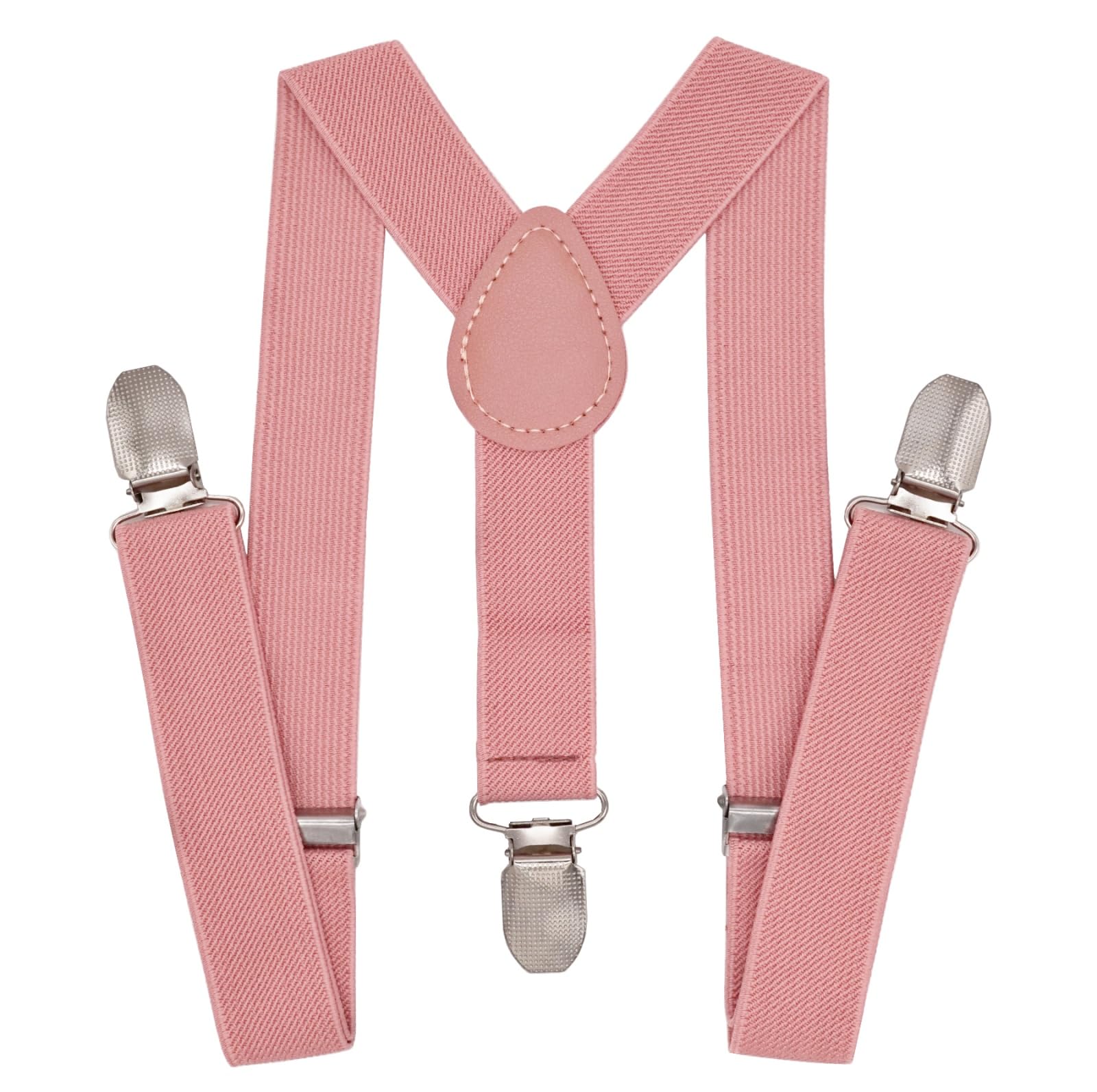 Nestnook Boys Darkpink Kids Braces Y-Shape Children Suspenders For Girls (Darkpink)