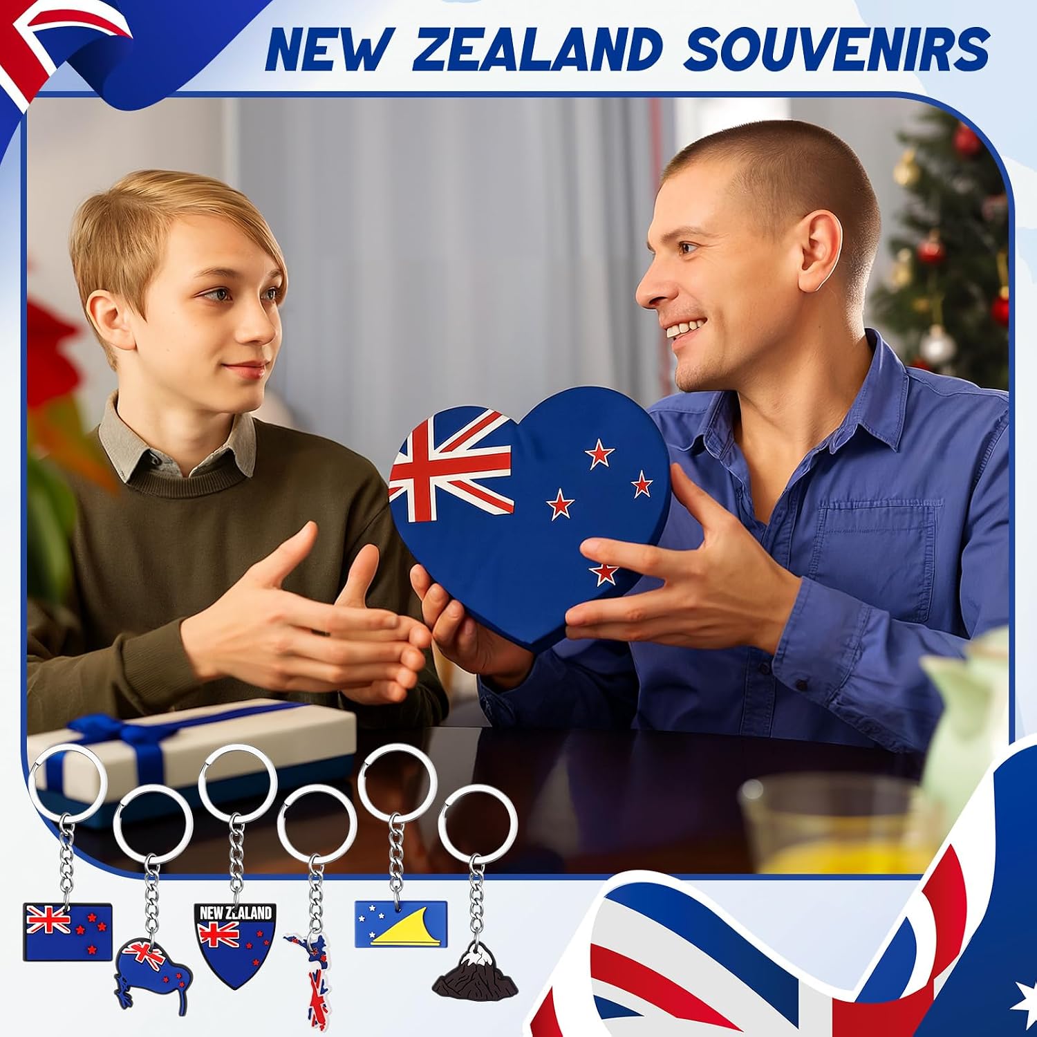 Nosiny New Zealand keychain set alternate image 3