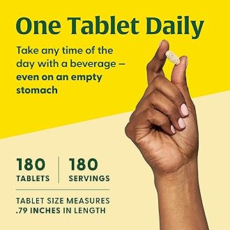 MegaFood One Daily Multivitamin for Women and Men, Immune Support Supplement with Real Food, Vitamin C & Vitamin B, Bone Health, Cellular Energy Metabolism, Vegetarian, Non-GMO, 180 Tablets