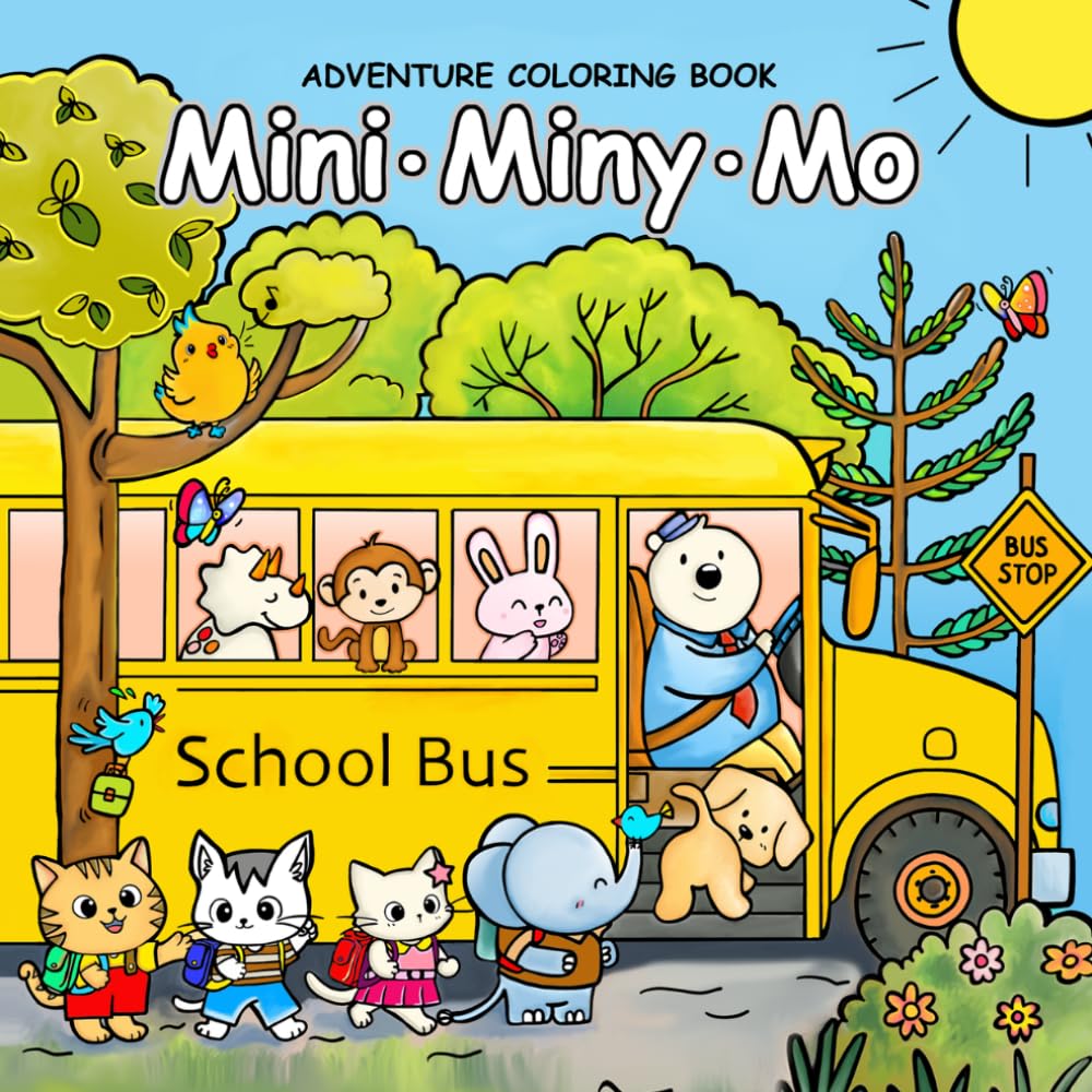 Mini Miny Mo Adventure Coloring Book