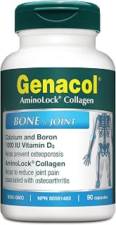 Genacol Bone & Joint (Os et Articulations) OA | Extra Absorbable Aminolock Collagen Peptides, Calcium, Vitamin D3, Magnesium & Boron