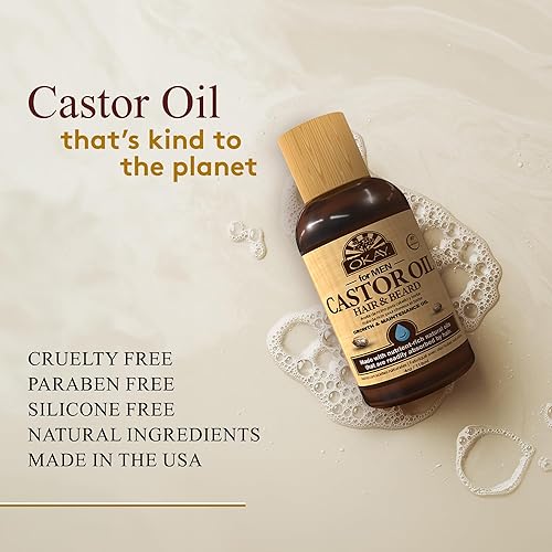 Miniatura 3 de OKAY Aceite de ricino para hombre ligero para crecimiento de barba y cabello  Para todo tipo de cabello y texturas  Estimula el crecimiento del
