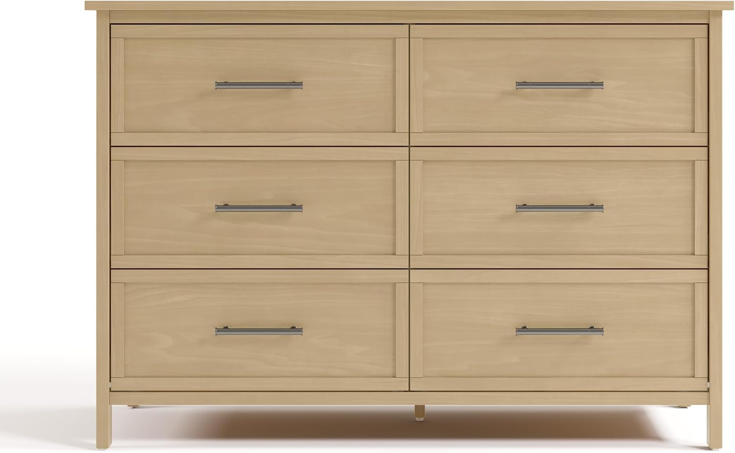 Graco Classic 6-Drawer Dresser – GREENGUARD Gold Certified, Brown Dresser for Bedroom, Kids & Nursery Storage Chest, Safety Interlocking Drawers, Pre-Installed Tracks, Kids Chest (Driftwood)