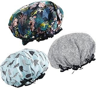 FOMIYES 3 Pçs Toucas De Banho Femininas Capa De Cabelo Envoltórios De Cabeça De Chuveiro Chapéu De Banho Feminino Chapéu De Banho Chapéu De Banho Toucas De Banho Diárias Toucas De Banho